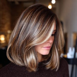 medium-hairstyle-with-highlights-depth-dimension-modern-hair-look