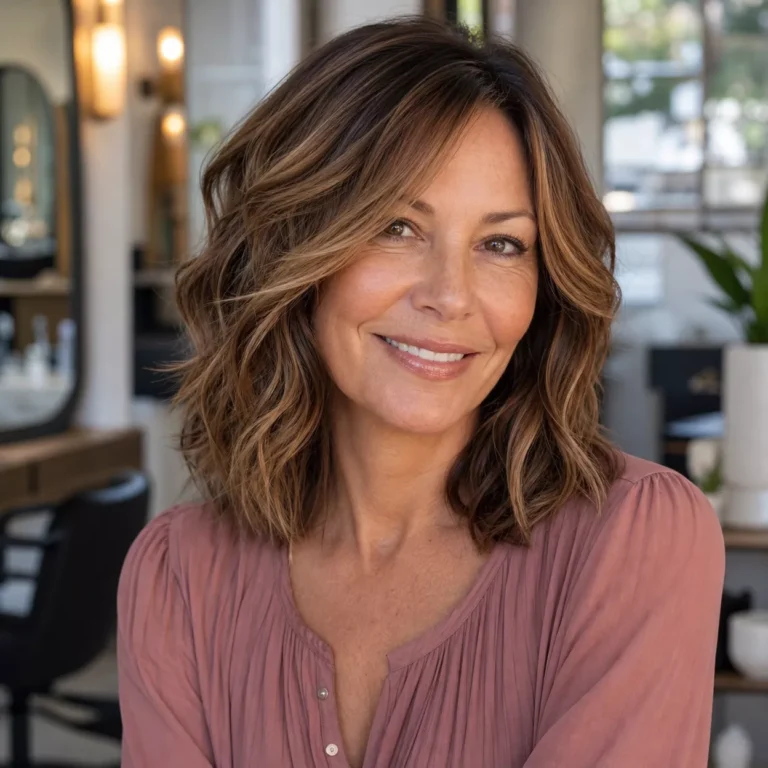 26 Shaggy Lob Haircuts for Women Over 50 to Try Now