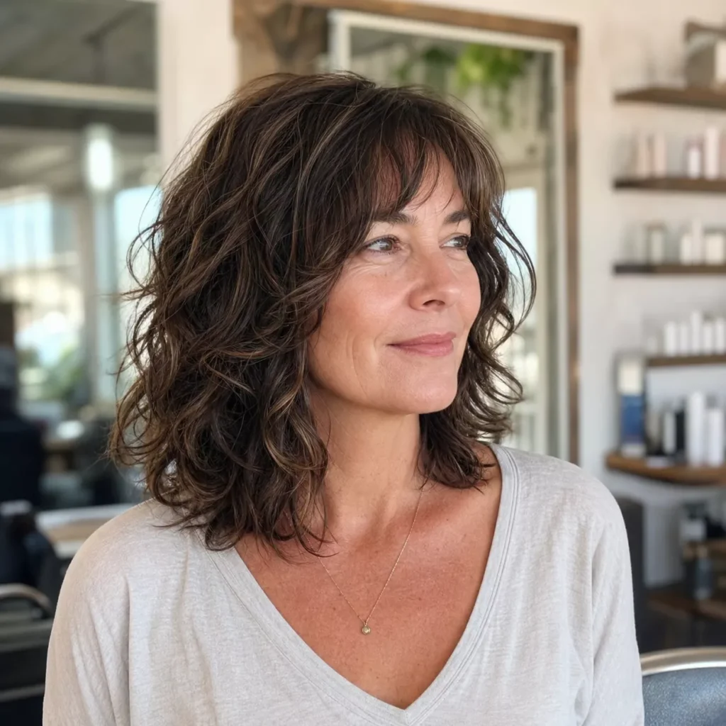10 Shoulder Length Wavy Shag