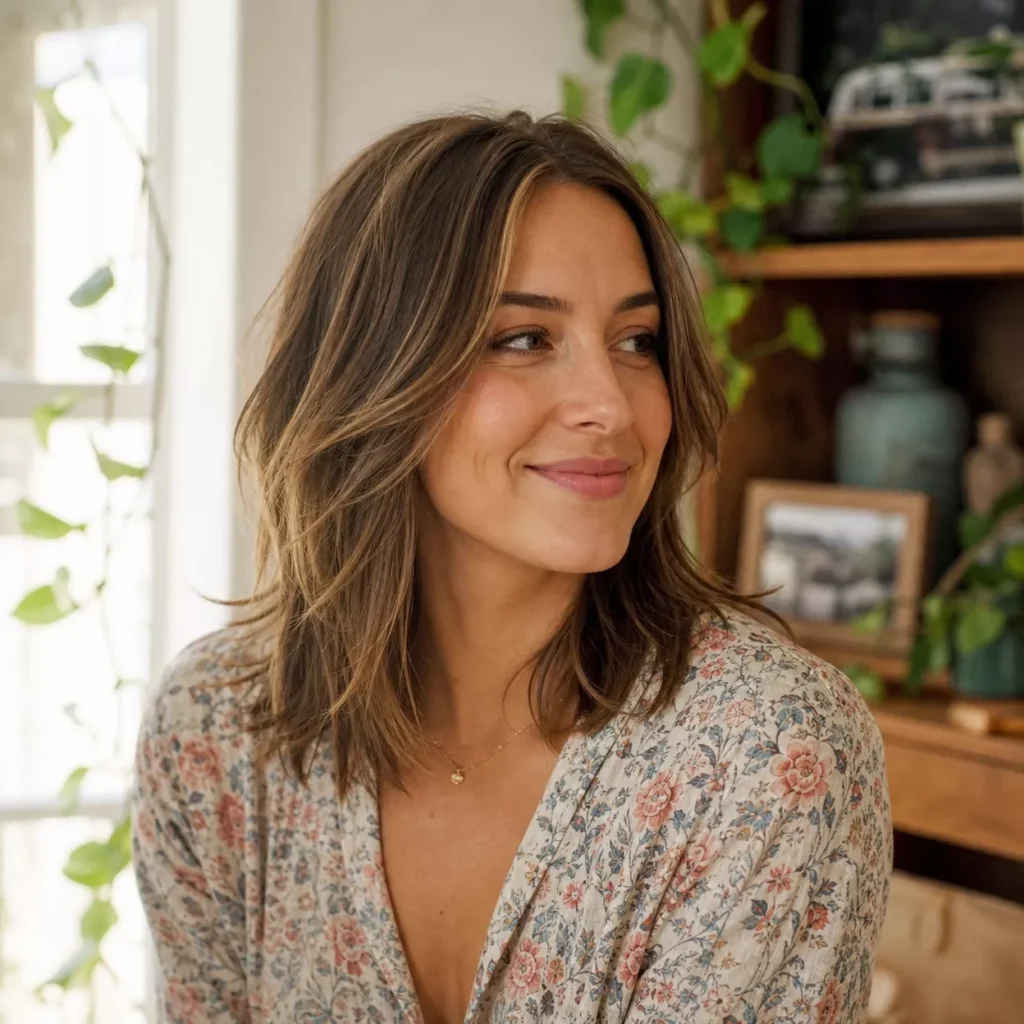 13 Shoulder Length Layered Cut