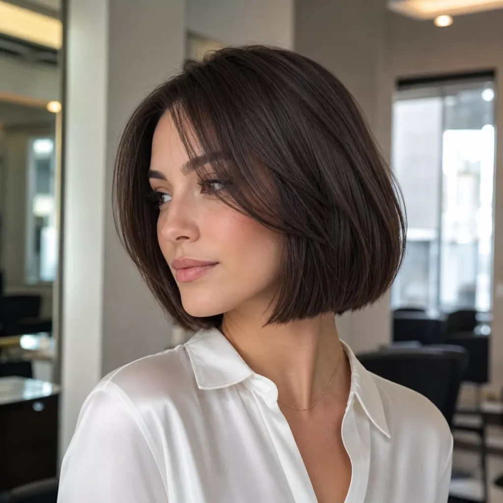 16 Layered Blunt Bob