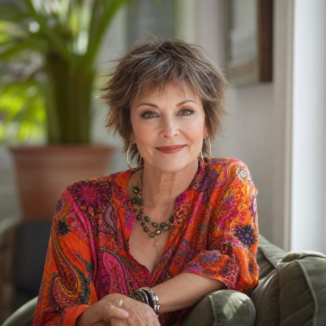 23 Short Choppy Hairstyles for Women Over 60 with Thin Hair