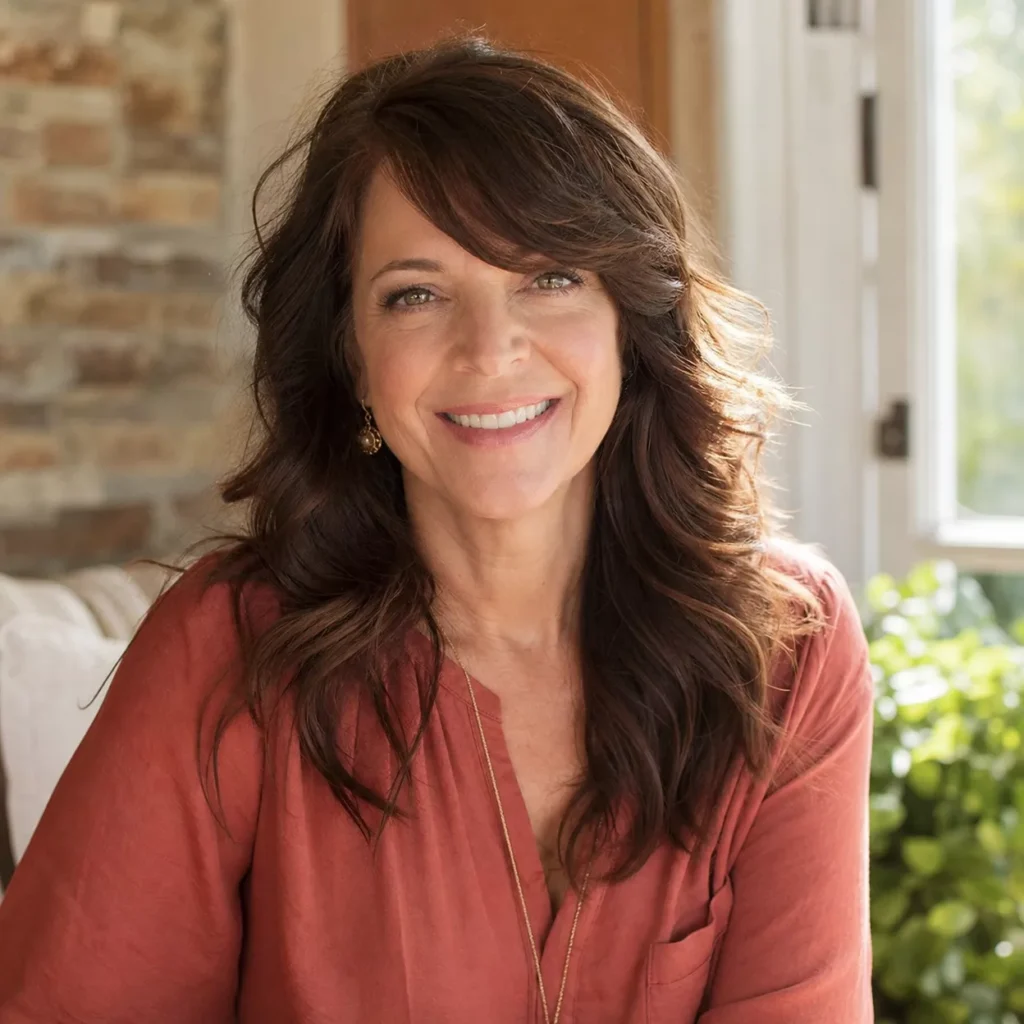 24 Wavy Layers with Side Swept Fringe