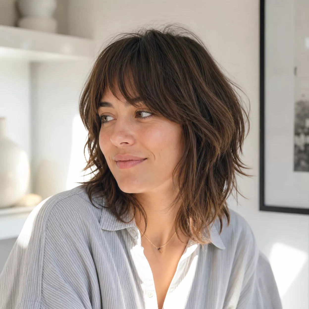 26 Medium Shag Haircuts That Work on Every Hair Type