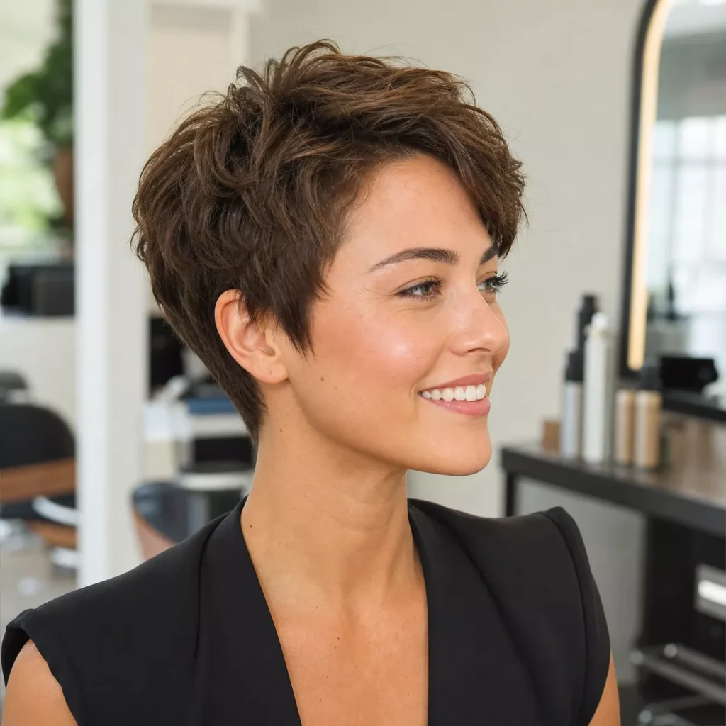 5 Short Layered Pixie