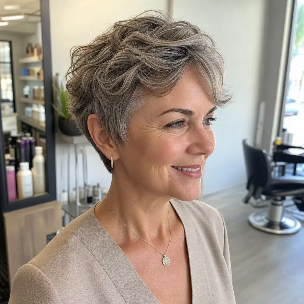 5 Wavy Pixie with Texture