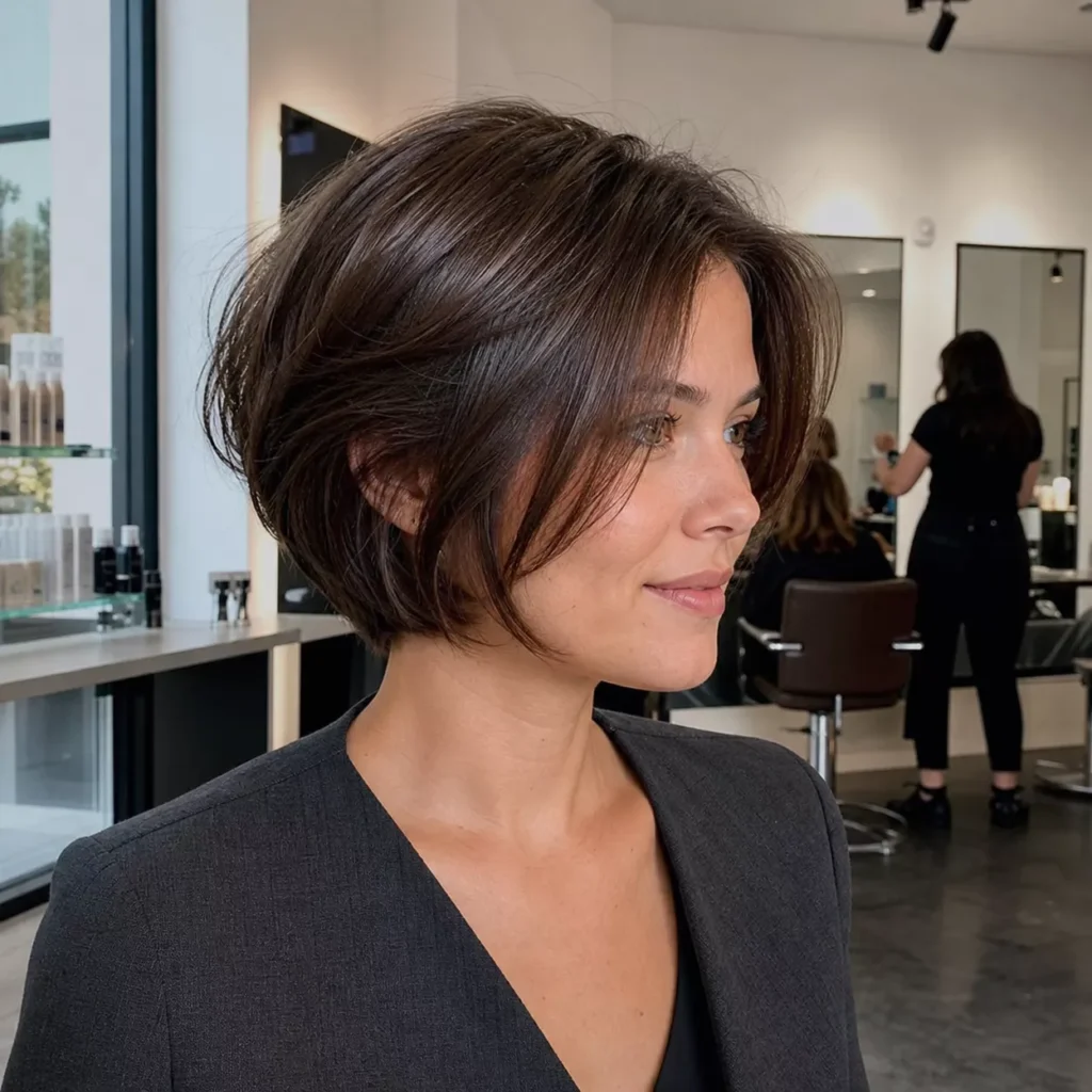 8 Stacked Layered Bob