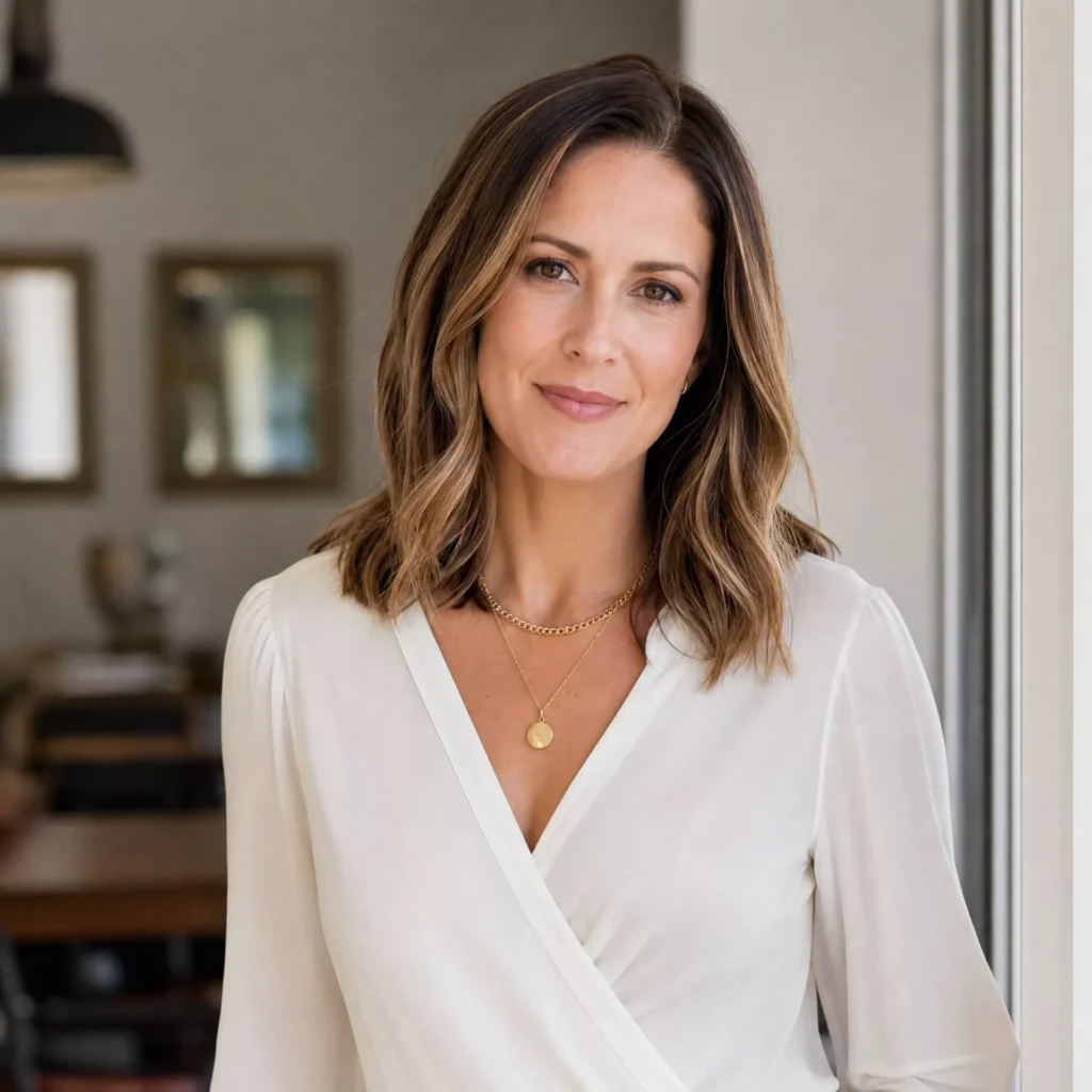 10 SHOULDER LENGTH CUT WITH HIGHLIGHTS