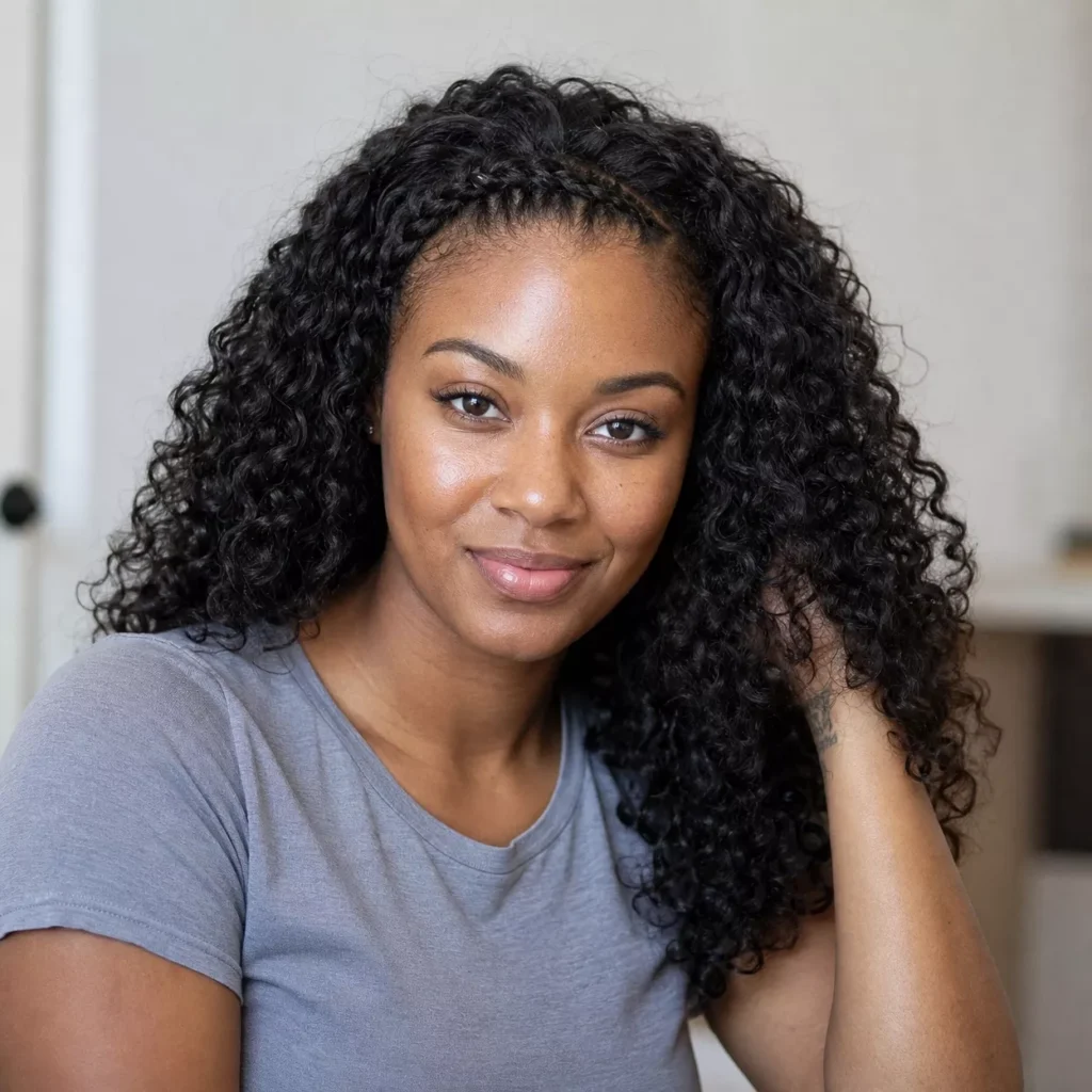 11 FRONT BRAID FOR CURLY HAIR