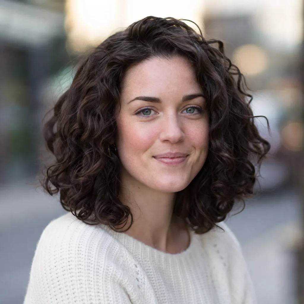 11 curly long bob