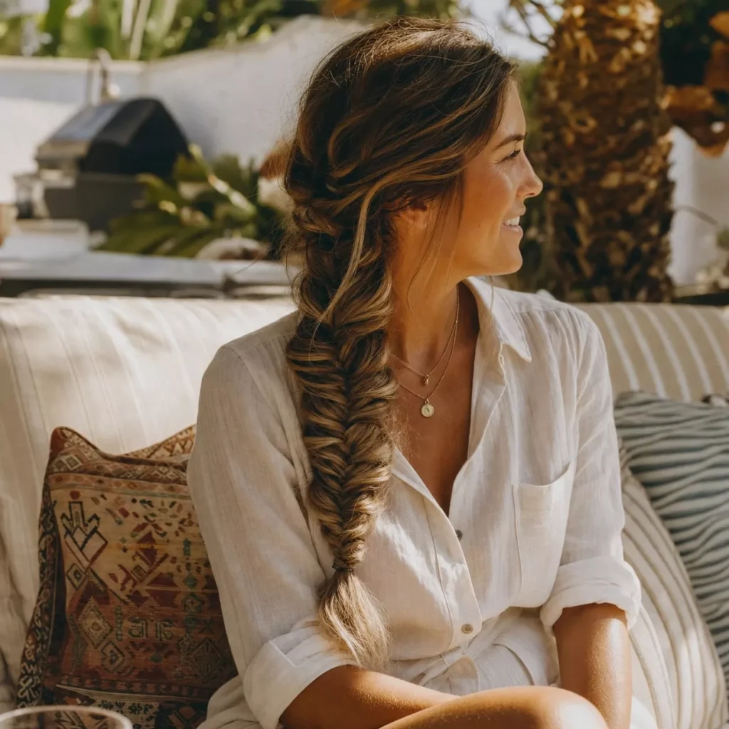 25 Fishtail Hairstyle Ideas That Look Hard But Are Easy 12 Boho Pulled Apart Fishtail