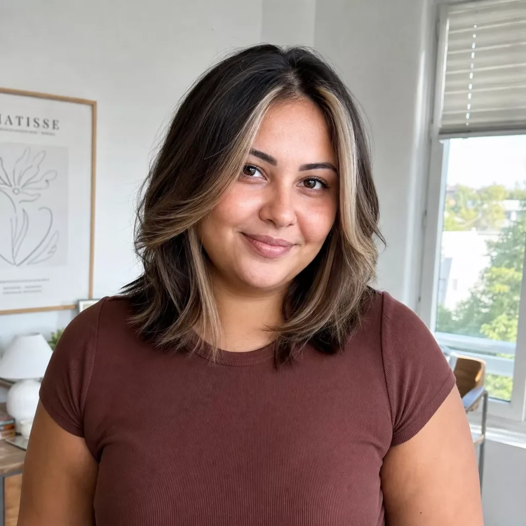 12 LAYERED MEDIUM CUT WITH HIGHLIGHTS