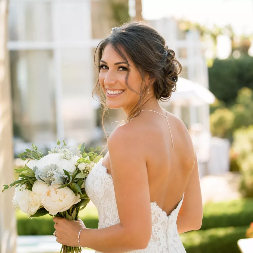 12 TEXTURED UPDO WITH LOOSE PIECES