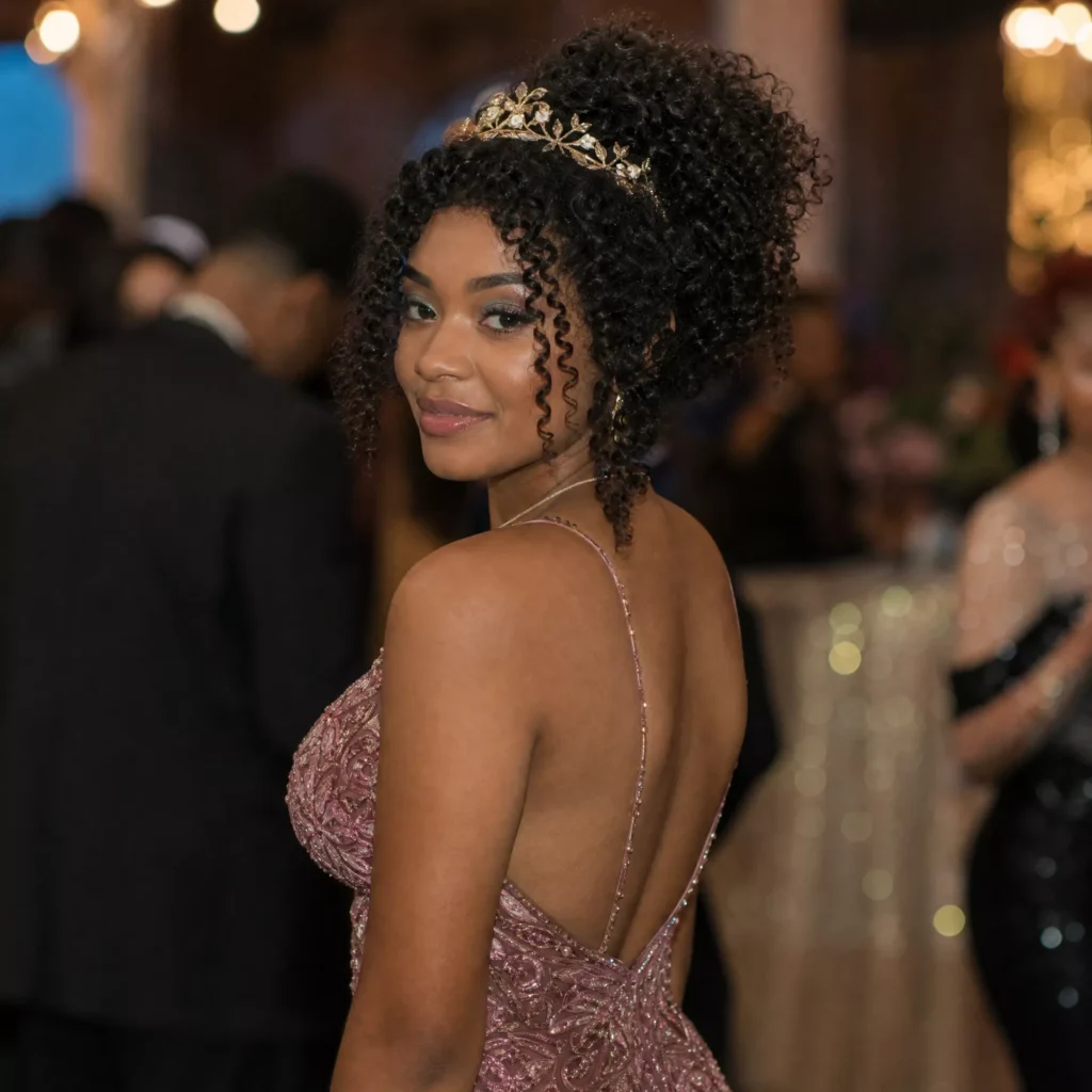 22 Prom Hairstyle Ideas That Look Gorgeous on the Big Night 13 Natural Curly Hair