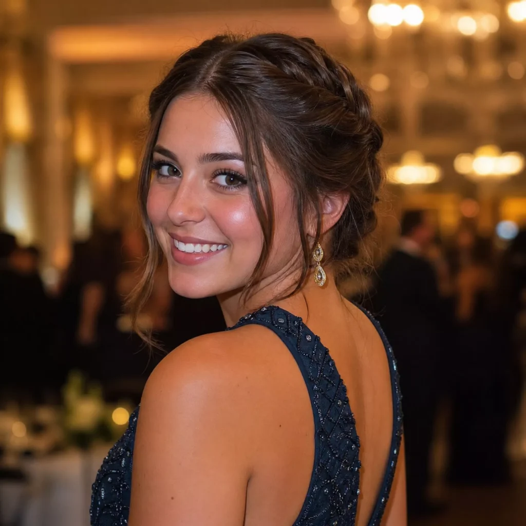 25 Homecoming Hairstyles That Are Actually Easy to Recreate 13 Twisted Crown