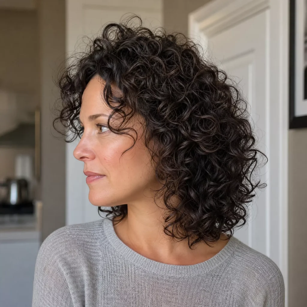 14 Shoulder Cut Focused on Crown Volume