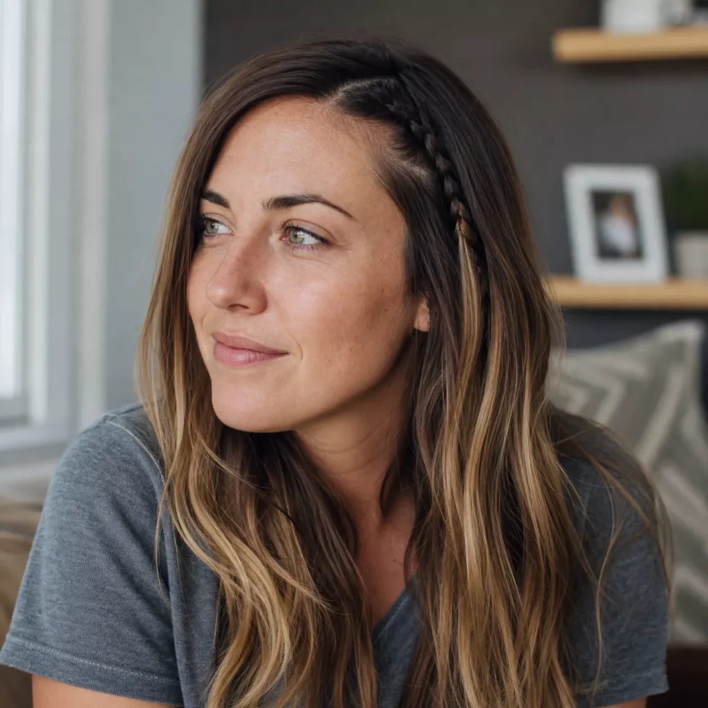 14 TINY ACCENT FRONT BRAID