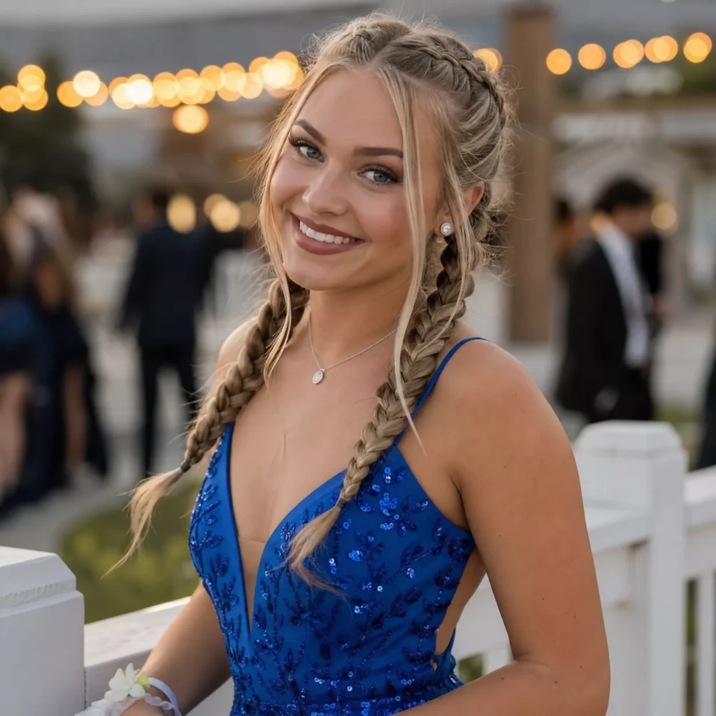 25 Homecoming Hairstyles That Are Actually Easy to Recreate 15 Dutch Braid Pigtails