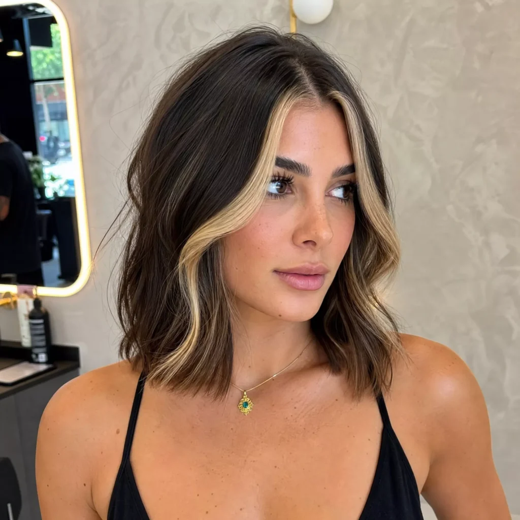 15 SHOULDER LENGTH CUT WITH MONEY PIECE