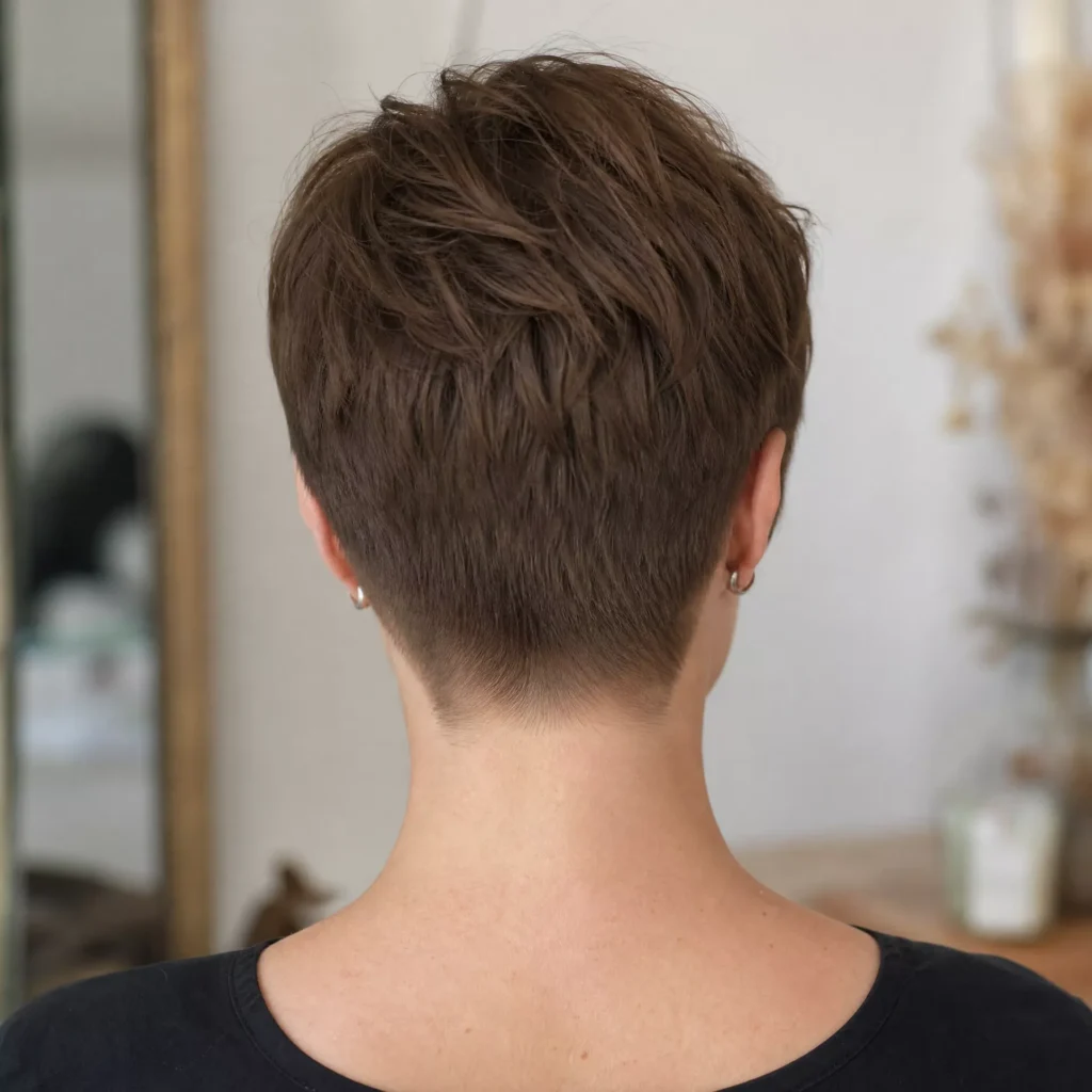 16 Blended Taper Pixie Back
