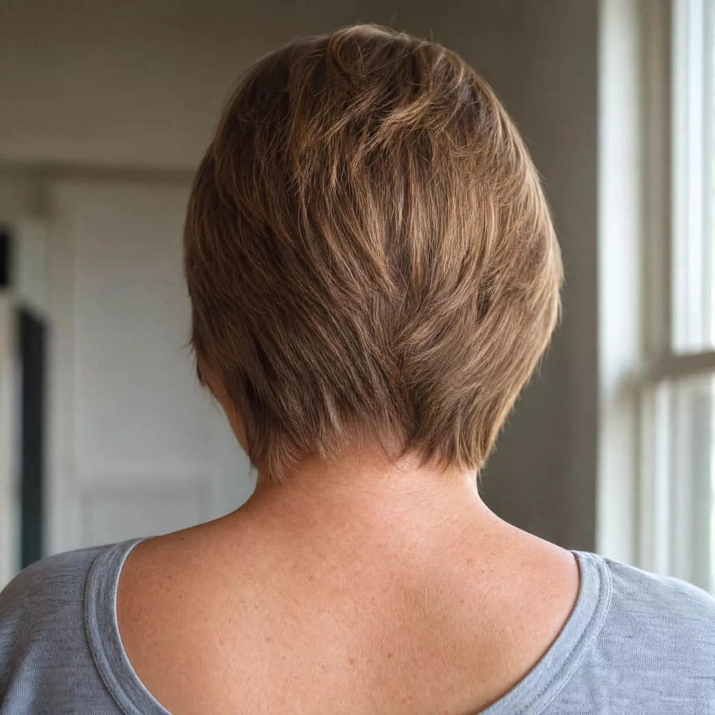 18 Long Back Pixie Cut