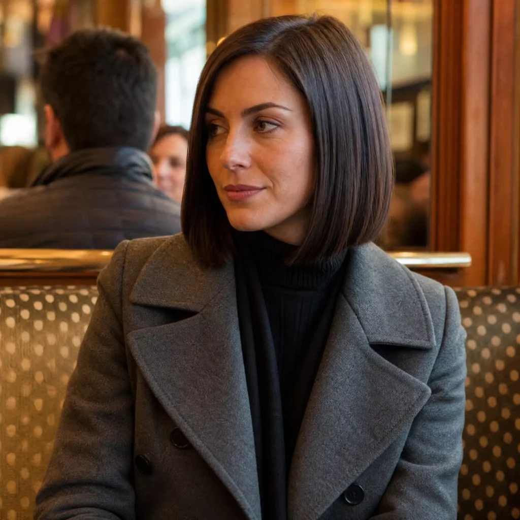 24 Winter Hairstyle Ideas Women Will Actually Love 19 Polished Winter Bob
