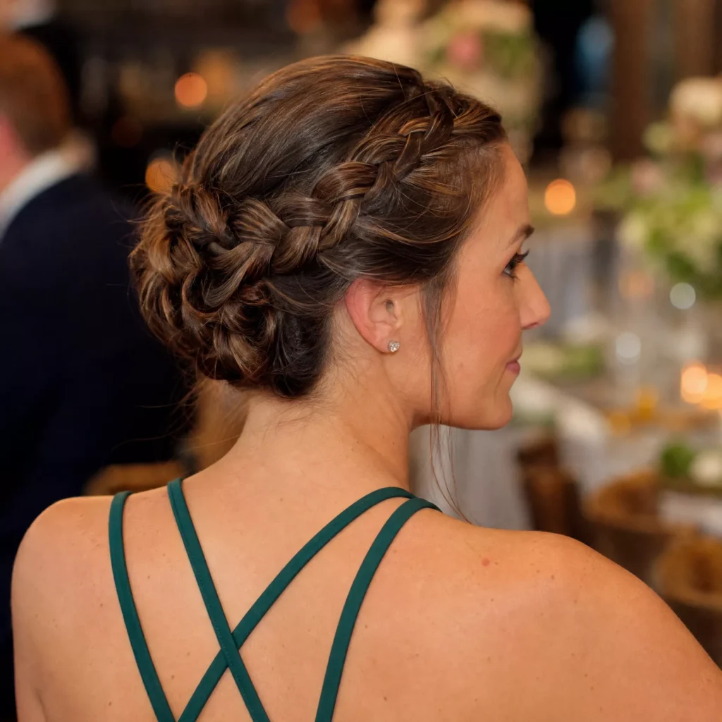19 double braid updo