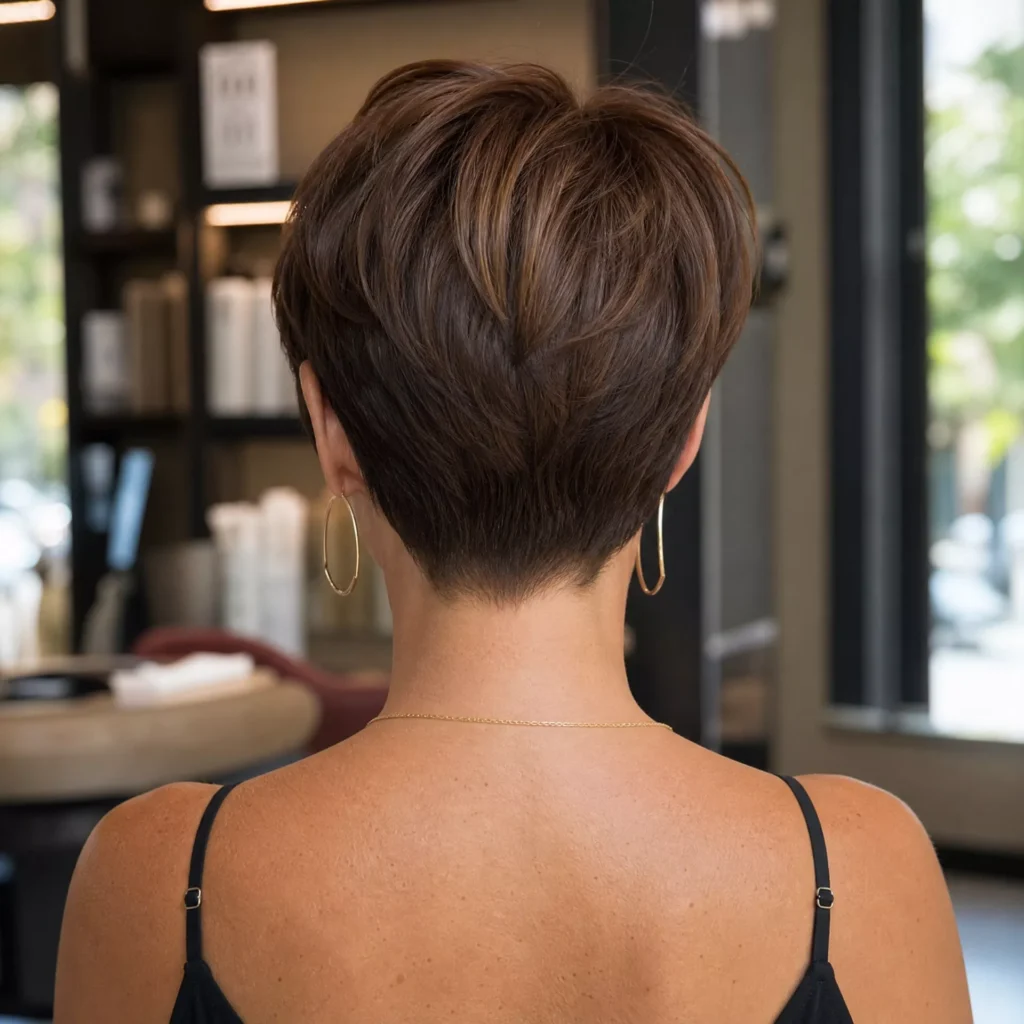 1 Classic Tapered Nape Pixie Cut