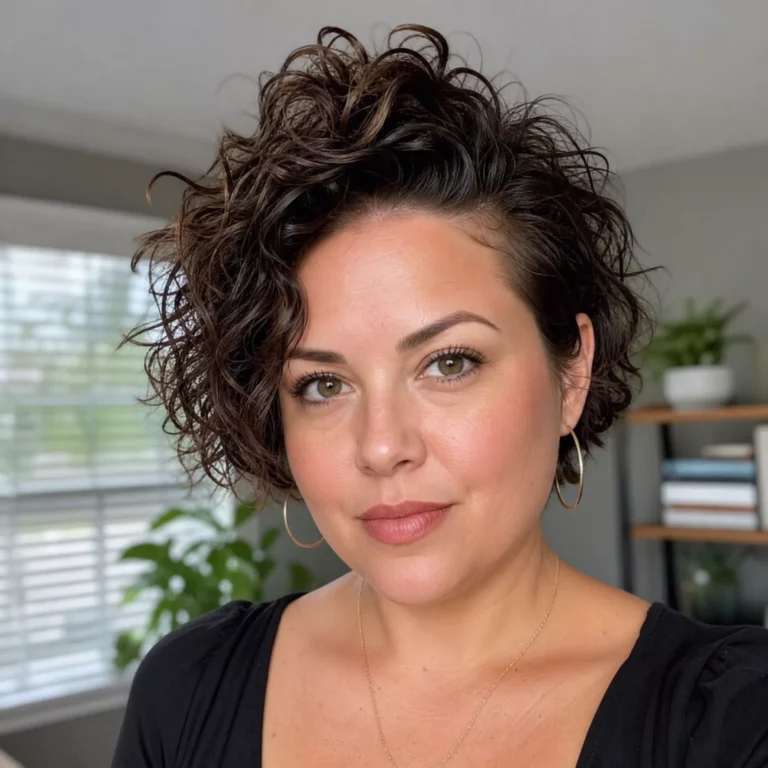 25 Curly Bob Hairstyles for Round Faces That Really Work