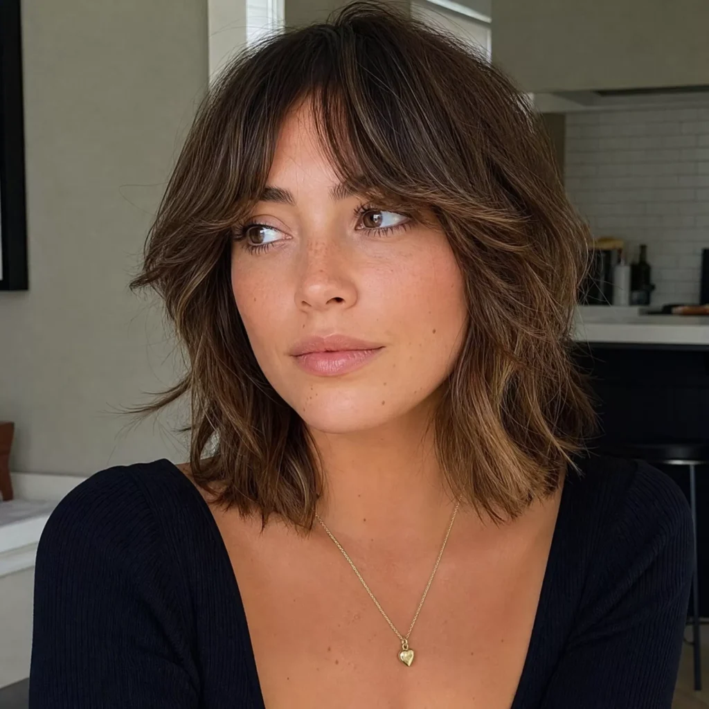 23 Short Hairstyles for Heart Face Shape Women 20 short wolf cut