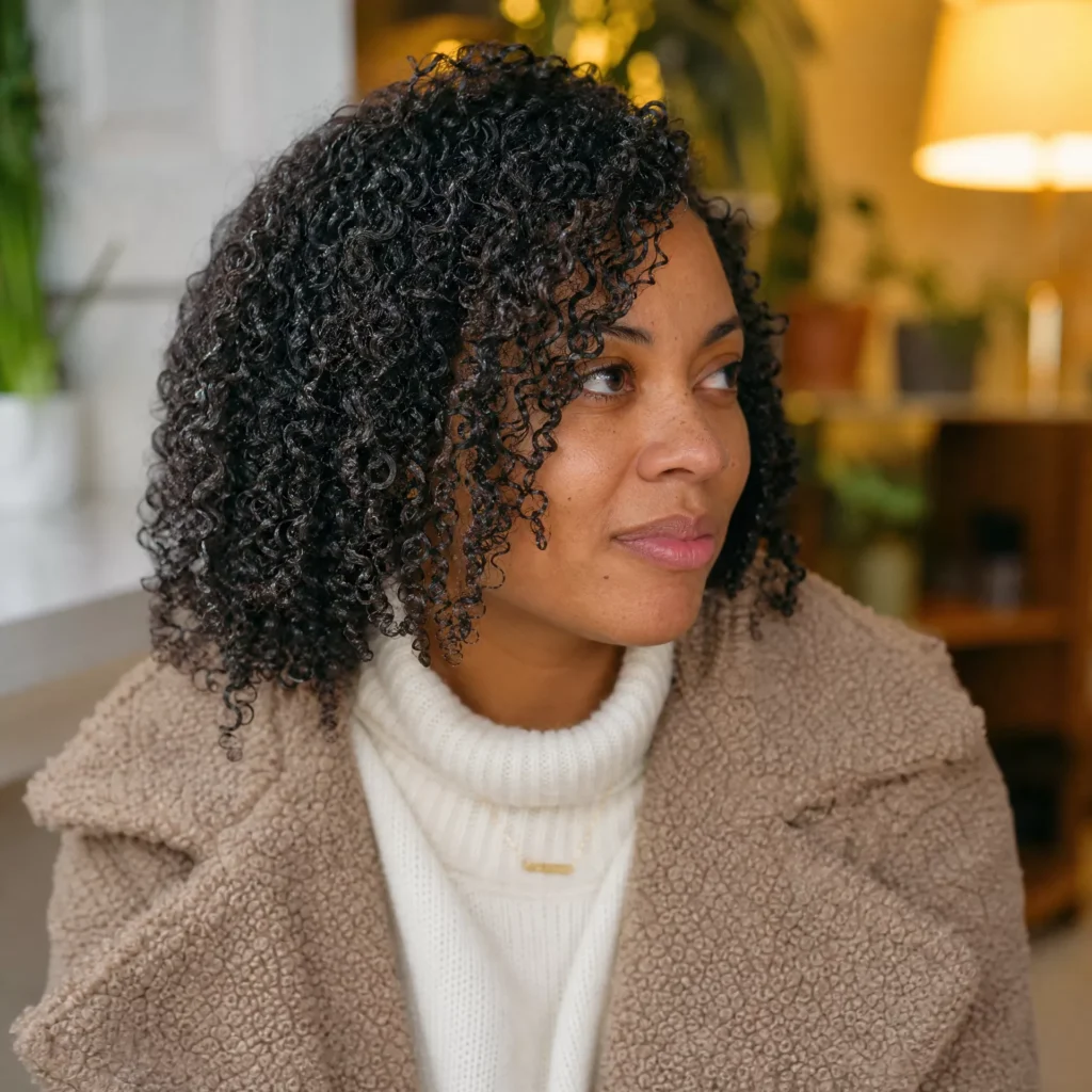 24 Winter Hairstyle Ideas Women Will Actually Love 21 Defined Curly Hair Moisture