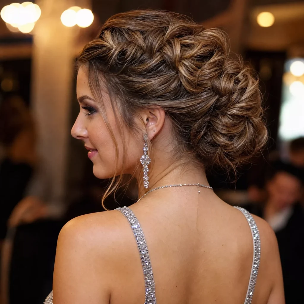 22 Prom Hairstyle Ideas That Look Gorgeous on the Big Night 21 Fishtail Braid Updo