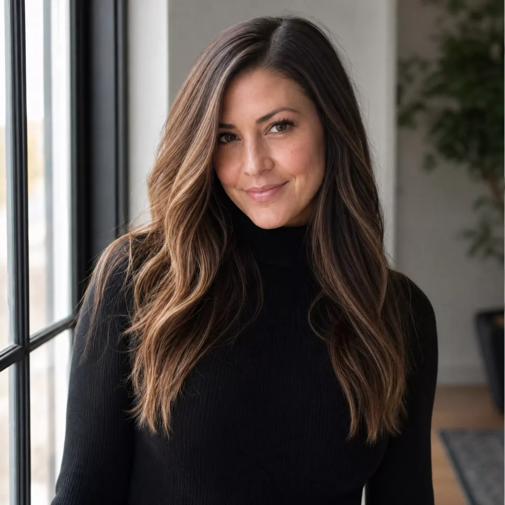 23 long hair with balayage