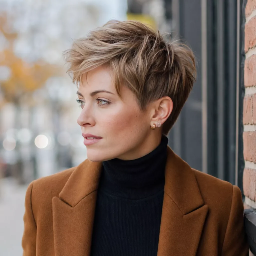 24 LAYERED PIXIE WITH LONGER TOP