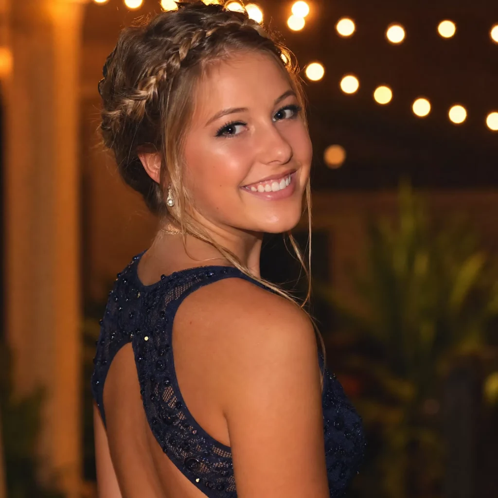 25 Homecoming Hairstyles That Are Actually Easy to Recreate 24 Quick Crown Braid