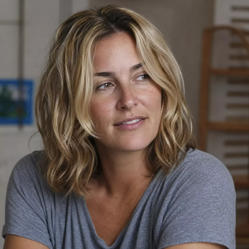 24 UNDONE SHOULDER LENGTH STYLE