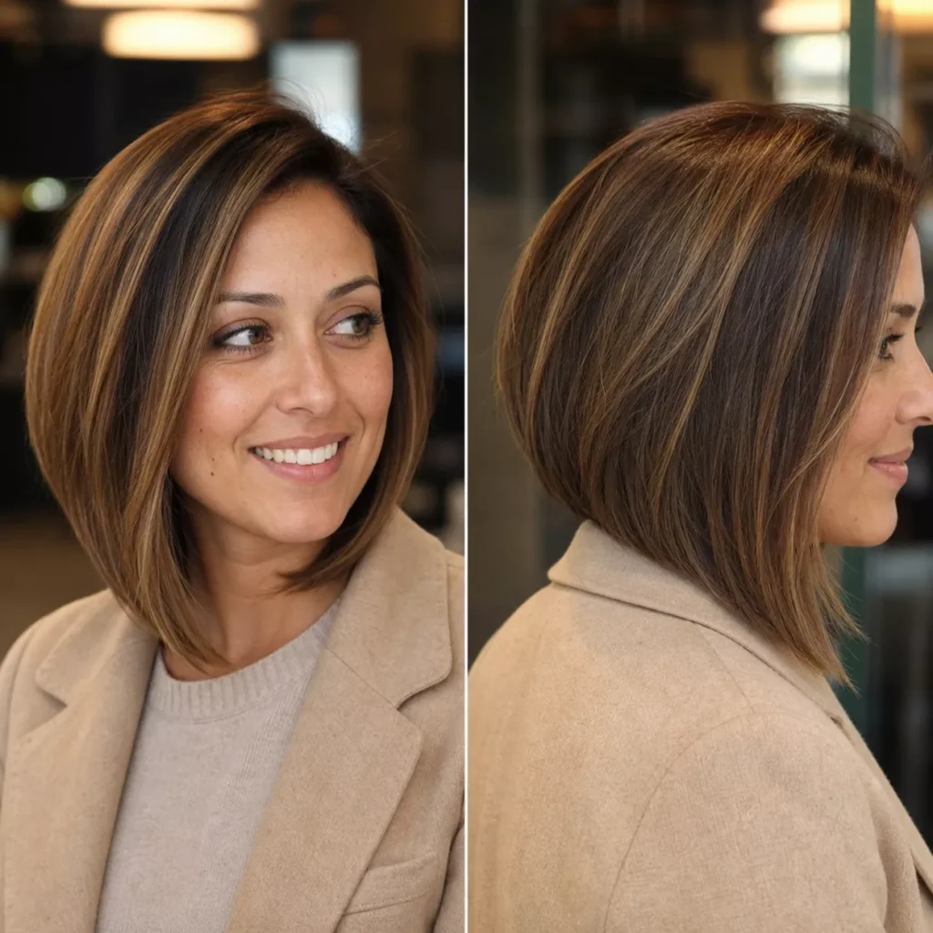 27 ANGLED LOB WITH VOLUME