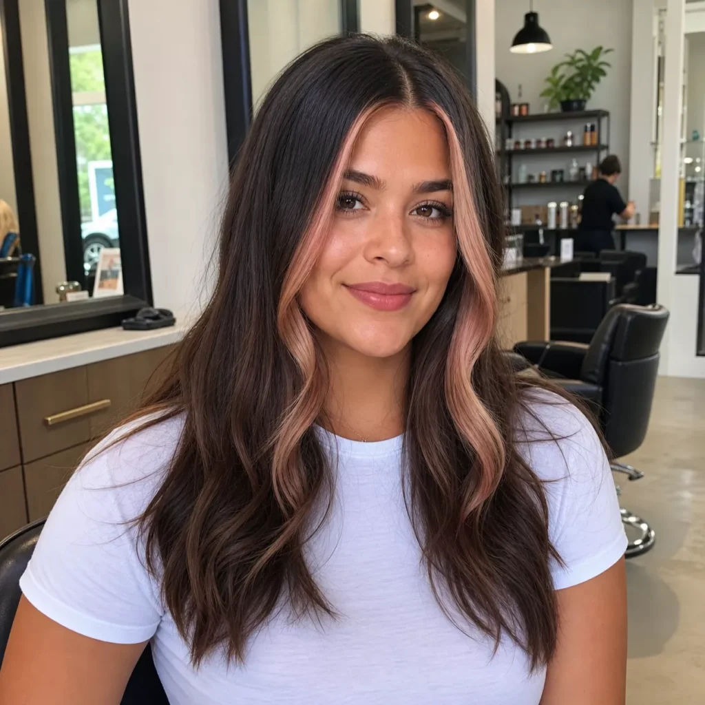 30 SOFT BRUNETTE AND ROSE GOLD MONEY PIECE