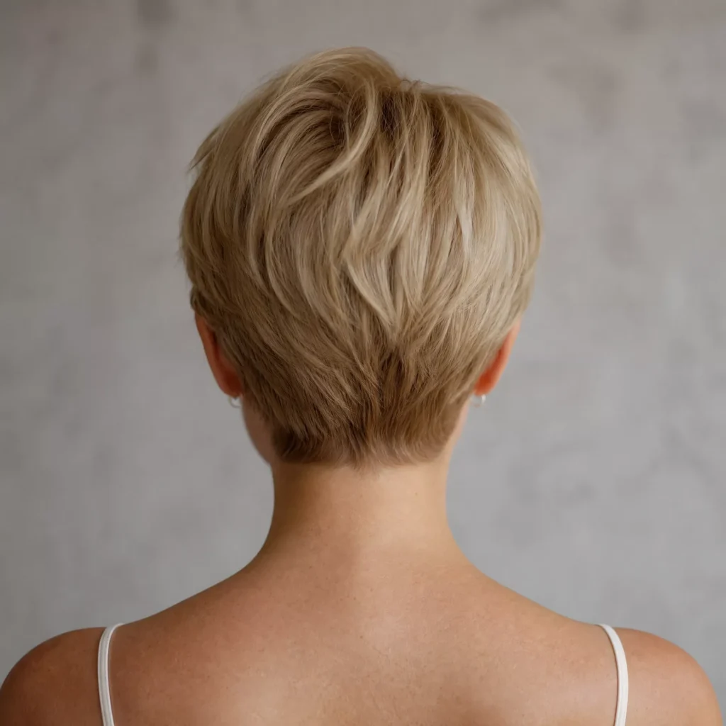 3 Rounded Back Pixie Cut