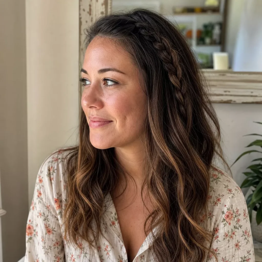 3 SOFT FRONT BRAID WITH LOOSE WAVES 1