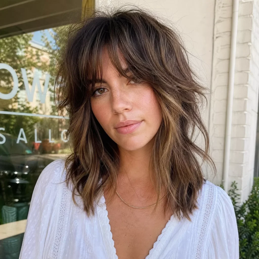 24 Spring Haircut Ideas Women Are Booking Right Now 3 textured shag for spring