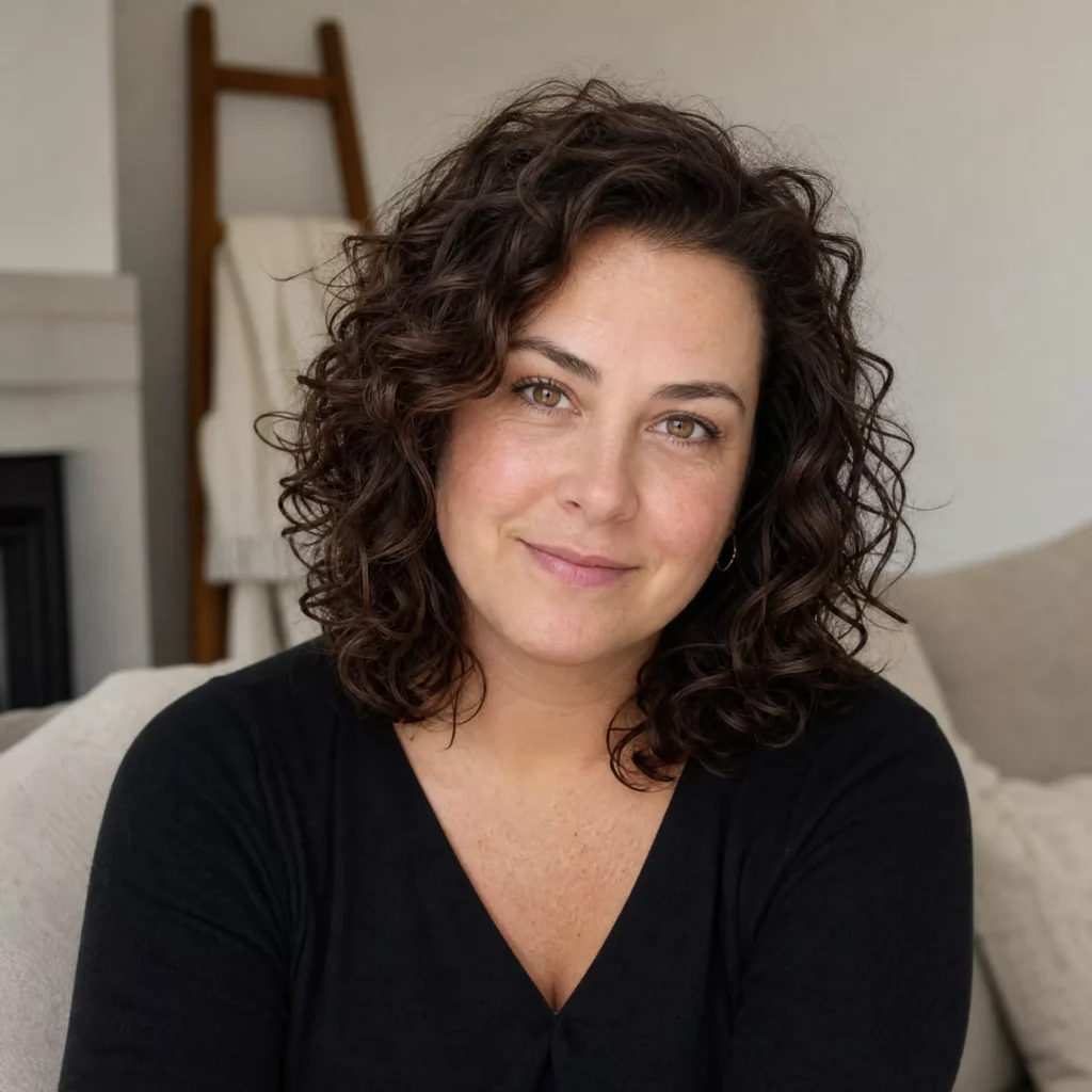 25 Curly Bob Hairstyles for Round Faces That Really Work 4 Elongated Curly Bob