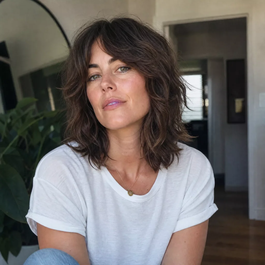 4 SHOULDER LENGTH SHAG