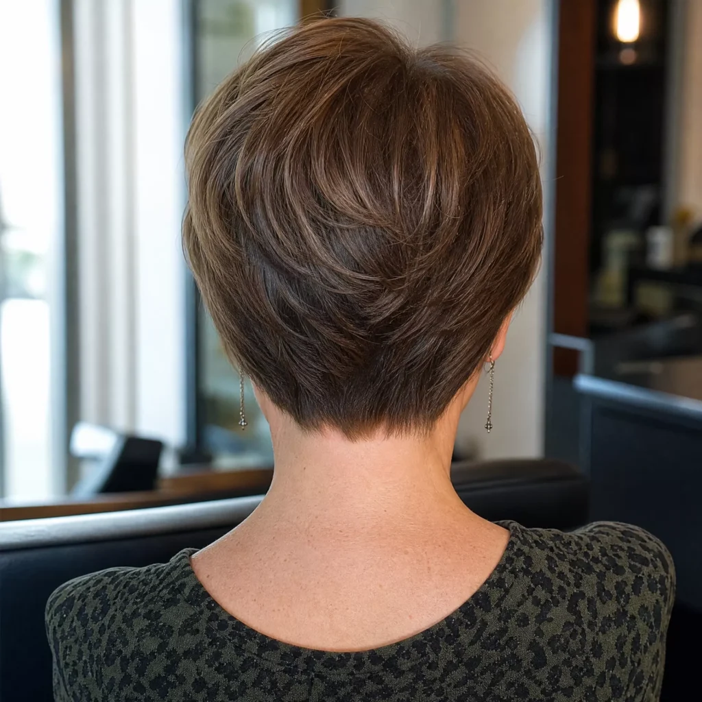 4 Stacked Back Pixie Cut