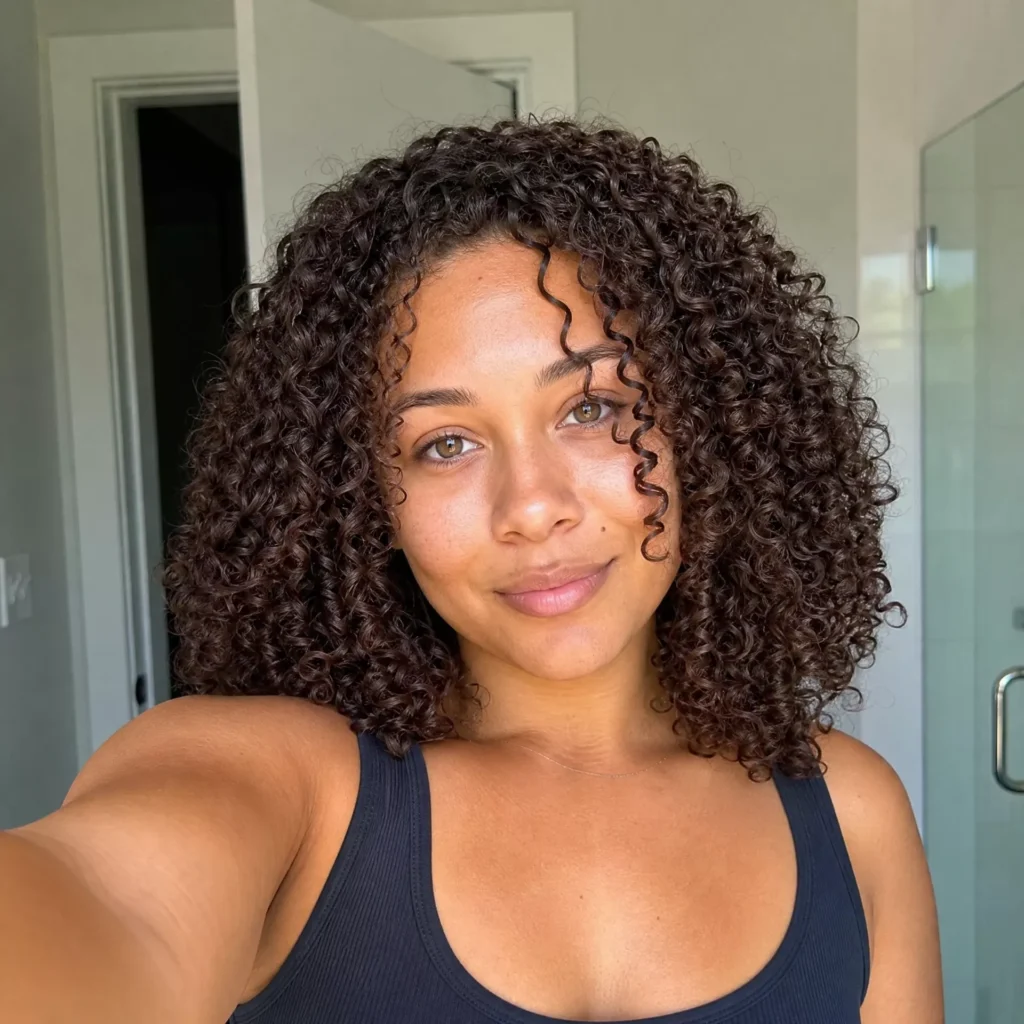 4 Wash and go Defined Curls
