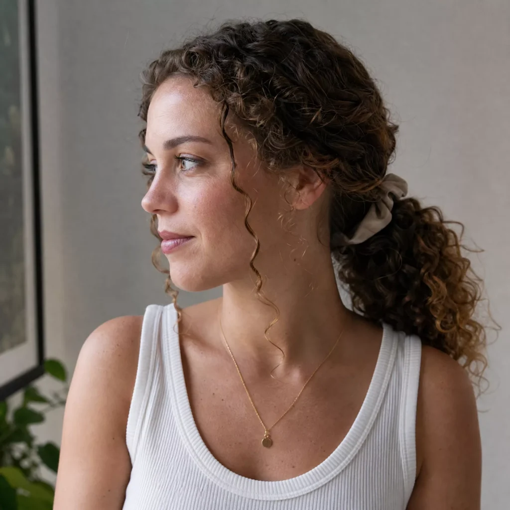 5 Low Curly Pony