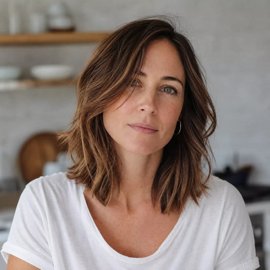 5 layered long bob