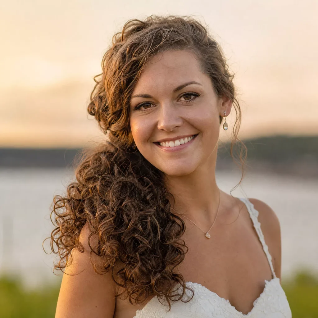 6 Curly Side Pony