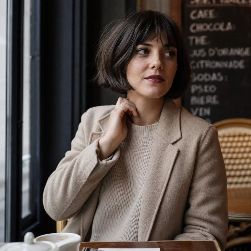 27 Best Haircuts for Fall That Women Are Requesting Now 6 TEXTURED FRENCH BOB 1
