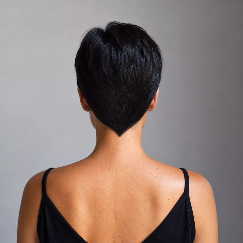 6 V cut Neckline Pixie